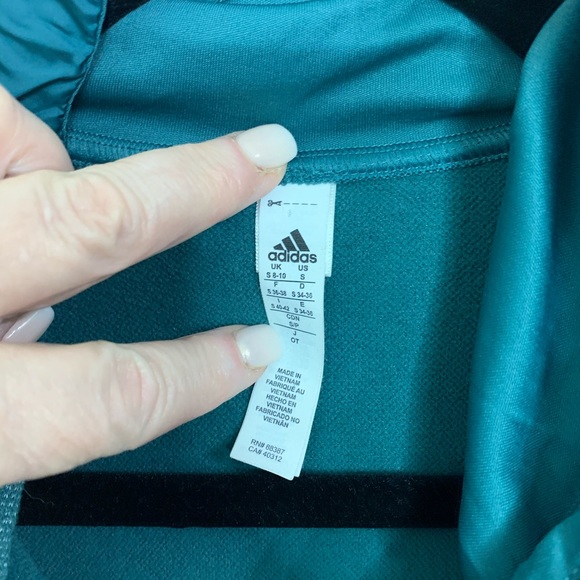 - EUC ADIDAS CLIMAWEAR RUNNING ZIP PULLOVER … - Picture 2 of 4